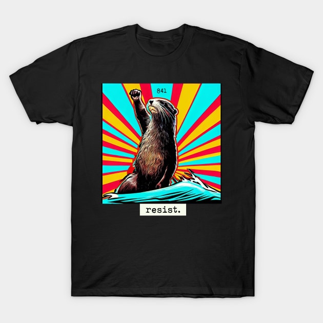 surfing otter 841 RESIST II T-Shirt by REDWOOD9